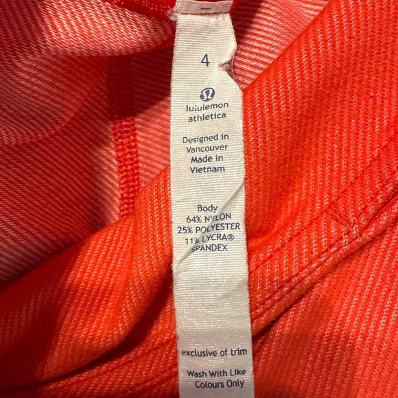 Lululemon P.Y.B Pant *Denim, Love Red, Size 4 - Picture 13 of 16